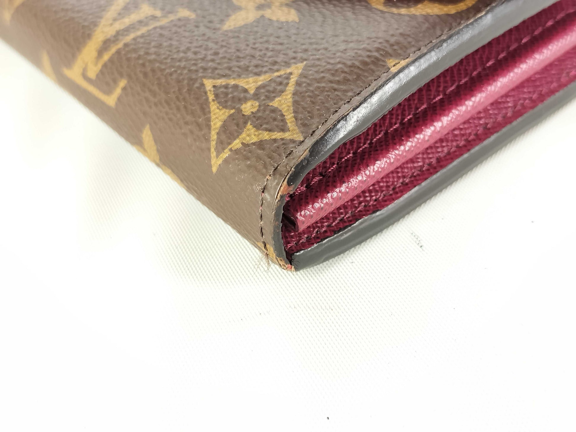 LOUIS VUITTON Monogram Louis Vuitton Monogram Portefeuille Sarah Fuchsia M62234 MS3149 Wallet