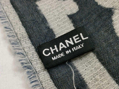 CHANEL Coco Mark Shawl 20V Cashmere and Silk Scarf