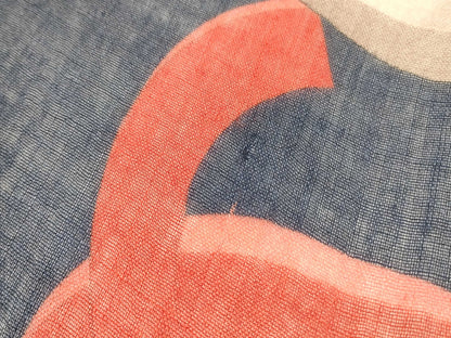 CHANEL Chanel Shawl Coco Mark Navy Other Accessories