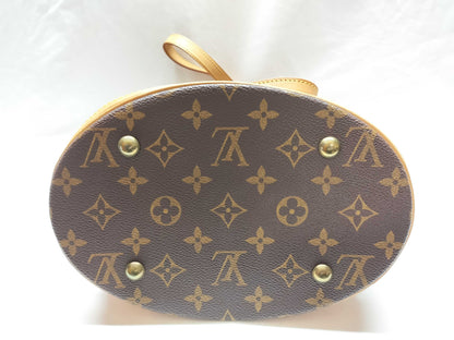 LOUIS VUITTON Monogram Bucket Shoulder Bag with Pouch 