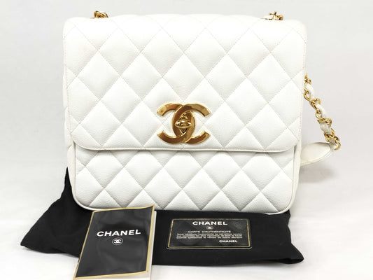 CHANEL Matelasse Caviar Deca Coco Chain Shoulder Bag