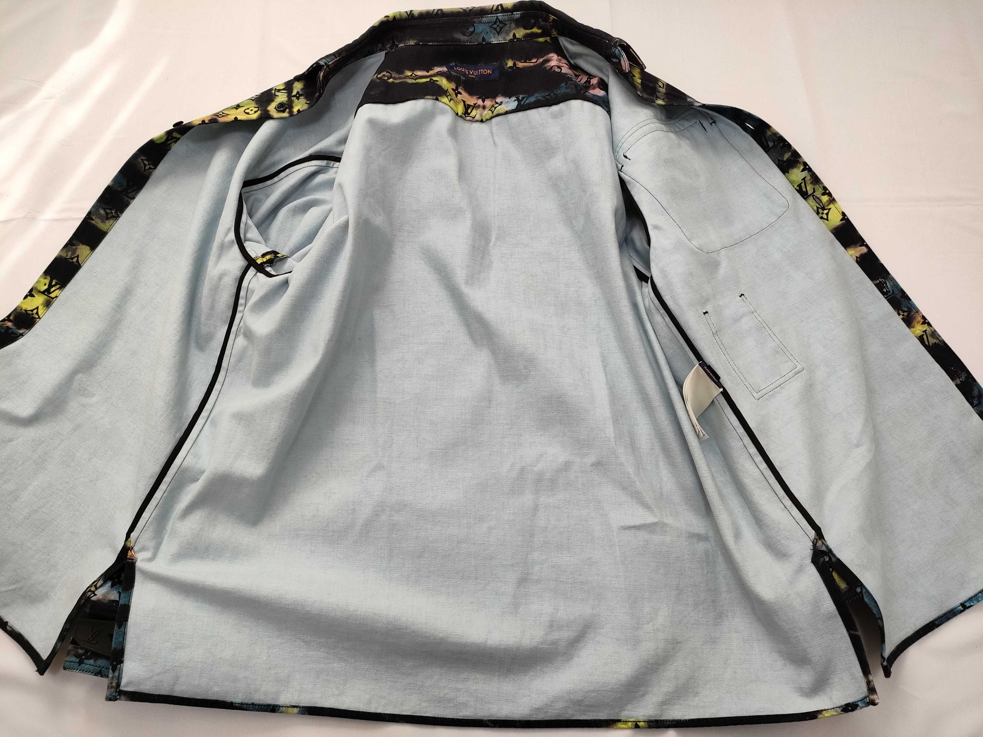 LOUIS VUITTON Louis Vuitton Tie-dye Monogram Denim Jacket