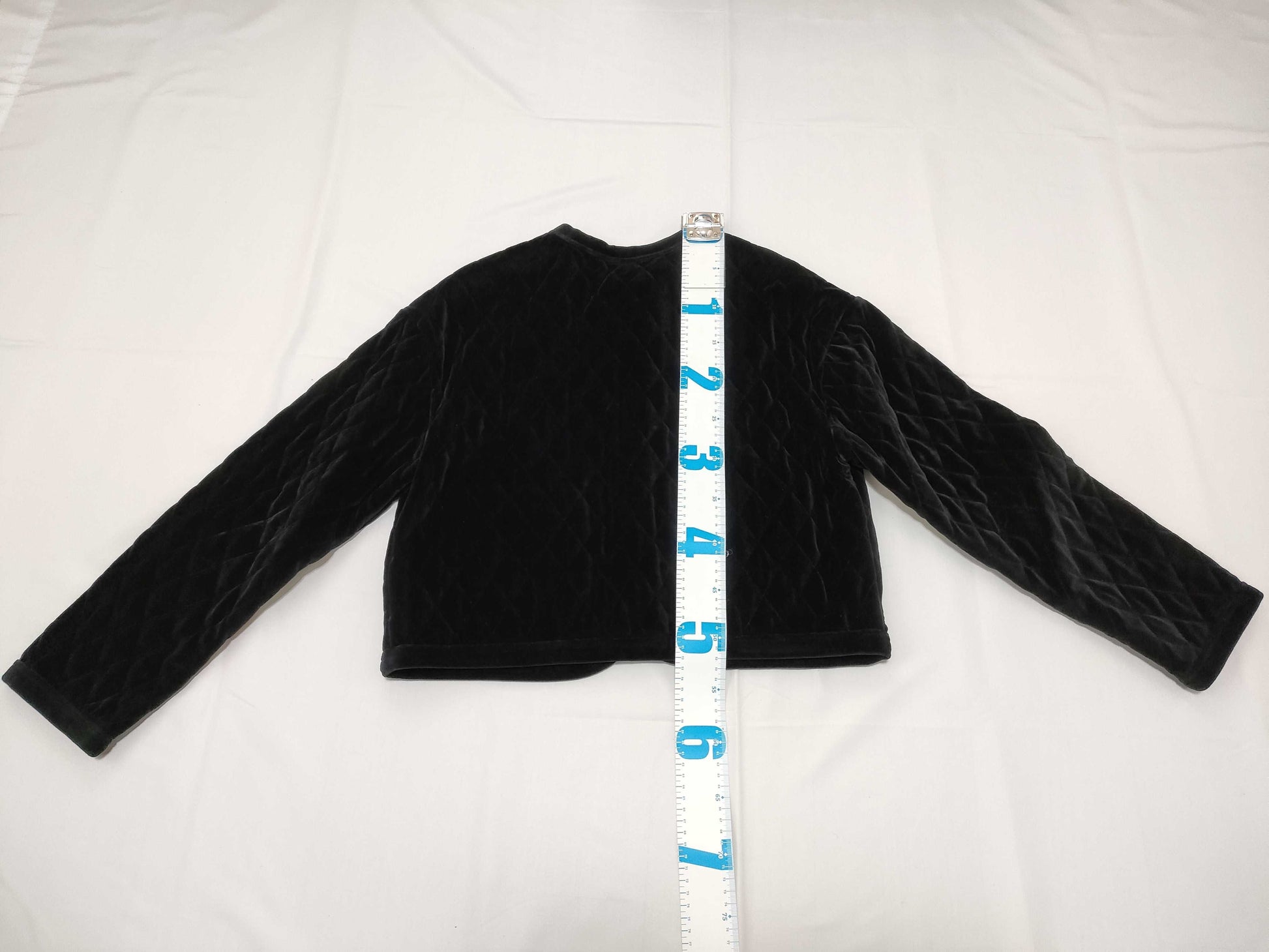 CELINE Velvet Quilted Short Jacket