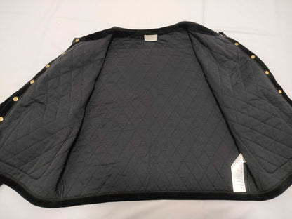 CELINE Velvet Quilted Short Jacket