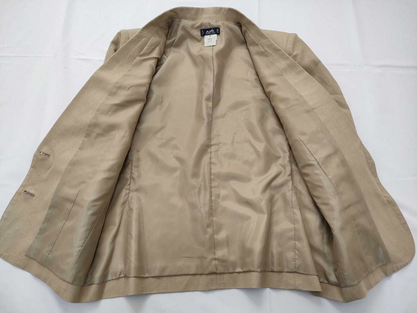 HERMES Linen Tailored Jacket