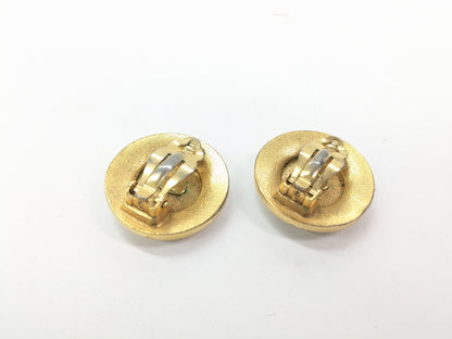 CHANEL Coco Mark Chanel Round Earrings