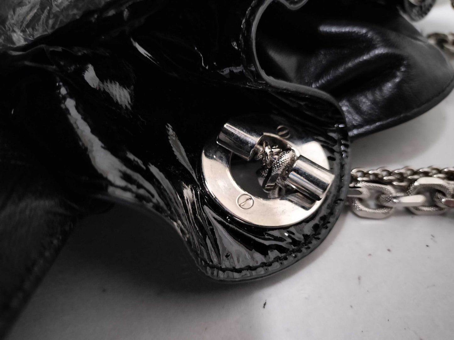 Dior Enamel Lady Dior Cannage Tote Bag