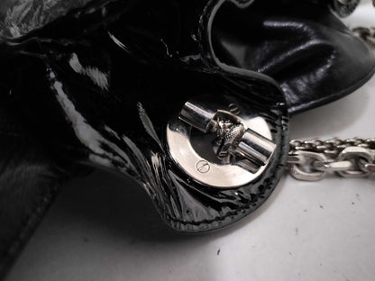 Dior Enamel Lady Dior Cannage Tote Bag