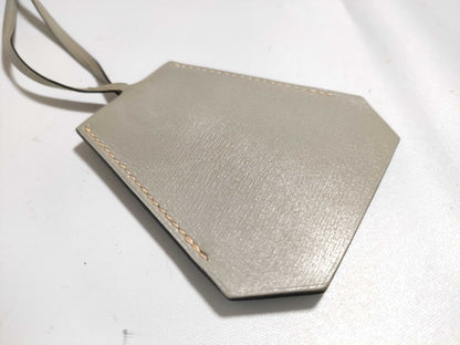 HERMES Crochet Necklace □B Stamp Necklace