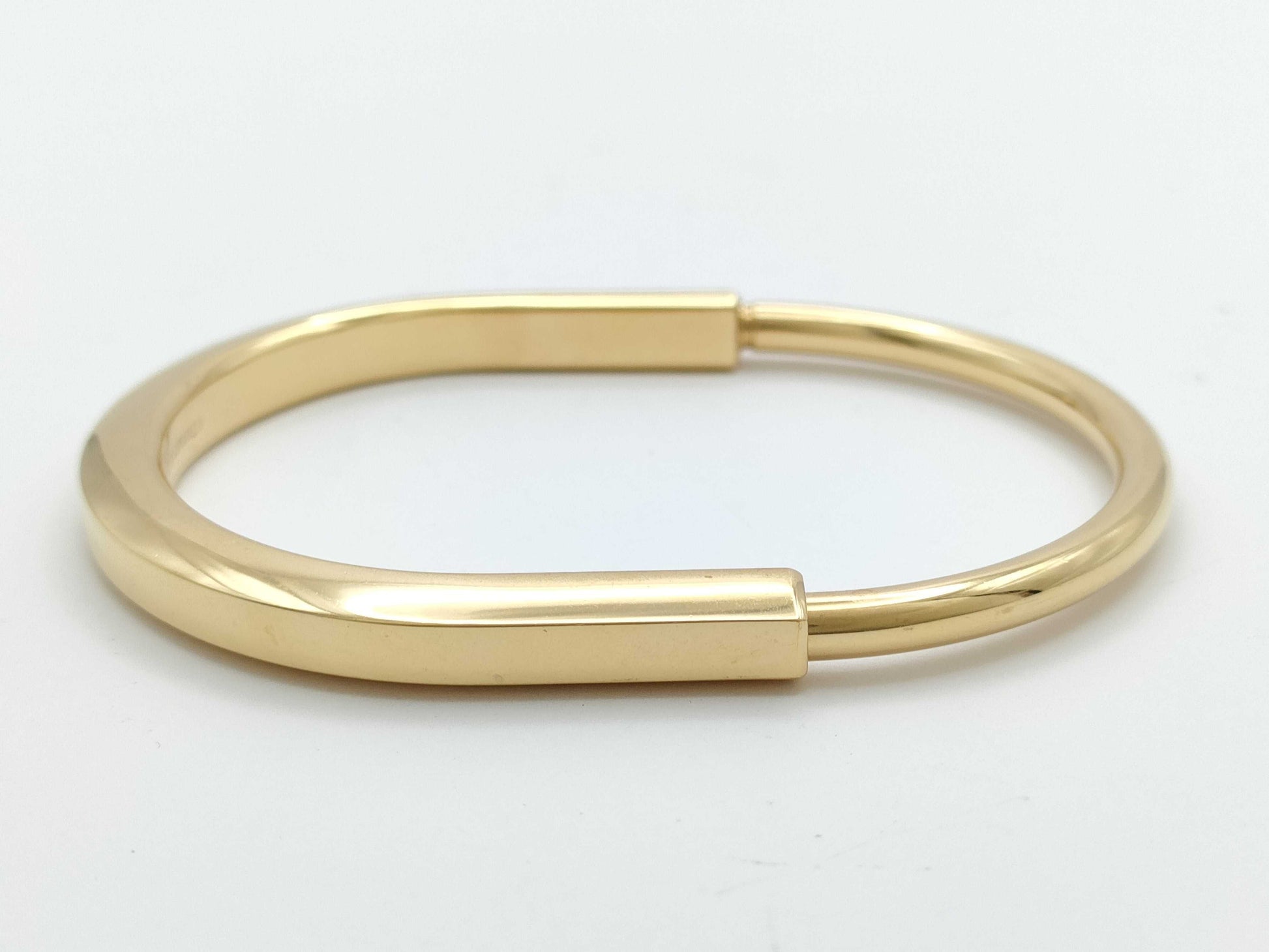 Tiffany & Co. Lock PG Au750 29.7g Bracelet/Bangle 