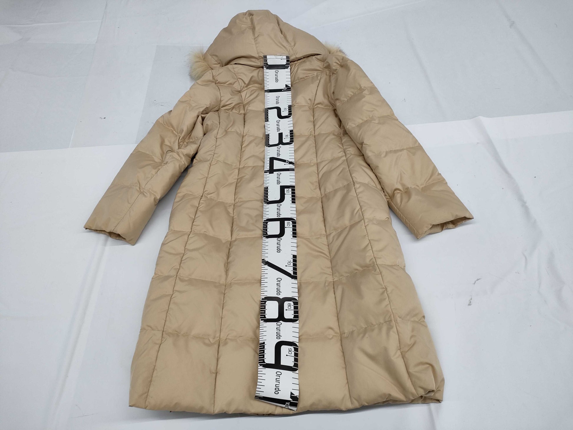 BURBERRY Burberry Down Coat Blue Fox Size 9 Coat