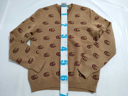 GUCCI Knit Sweater GG Pattern Top