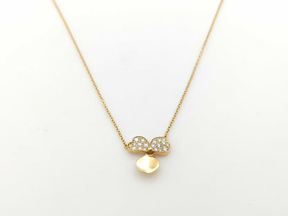 Tiffany & Co. Paper Flower Diamond Necklace in Yellow Gold and Au750, 2.4g 