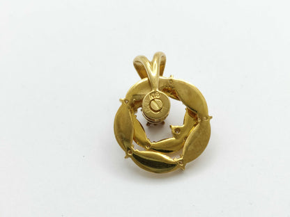 D0.30ct K18 6.2g Pendant Top 