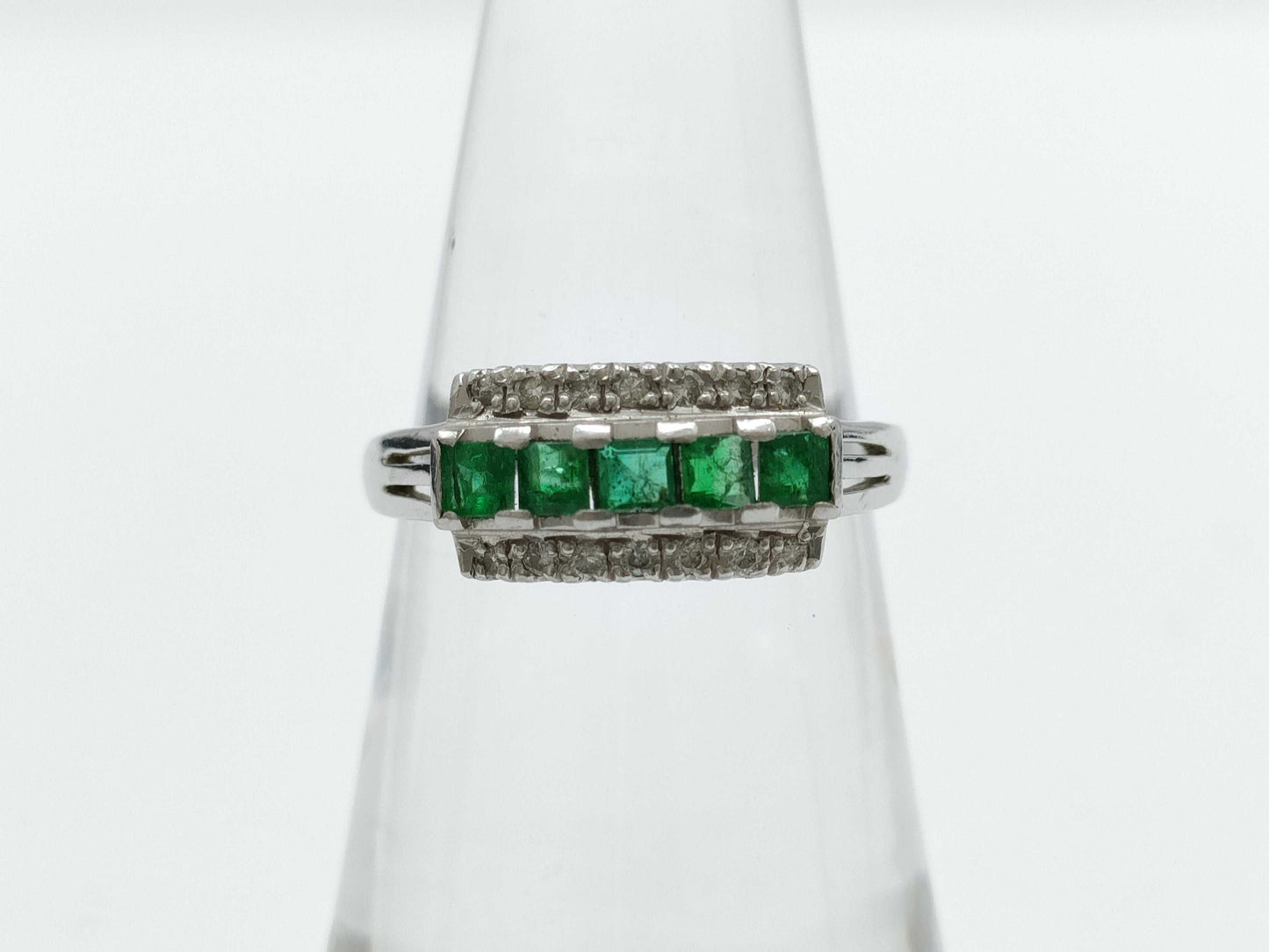 E0.39ct D0.10ct PT900 4.4g Ring 