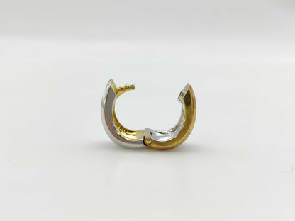 D0.20ct Earrings, 5.8g per side, K18/PT900 