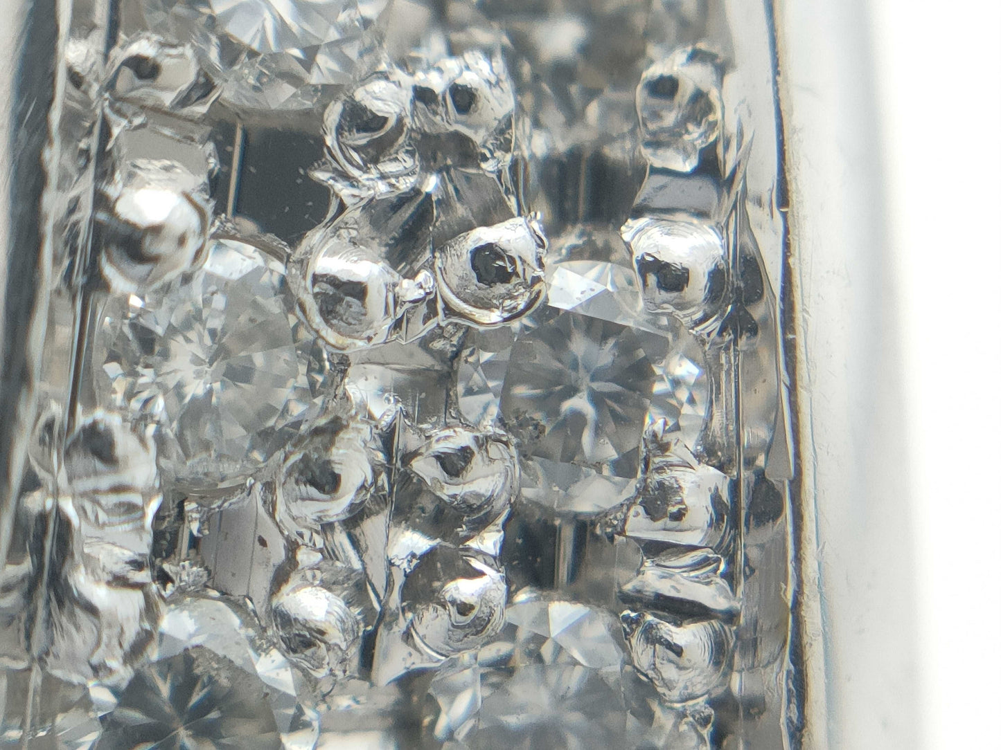 D0.20ct Earrings, 5.8g per side, K18/PT900 