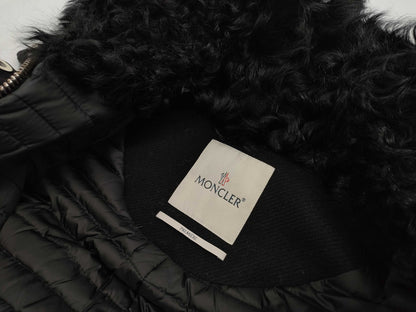MONCLER ERIDAN fur down coat, size 0