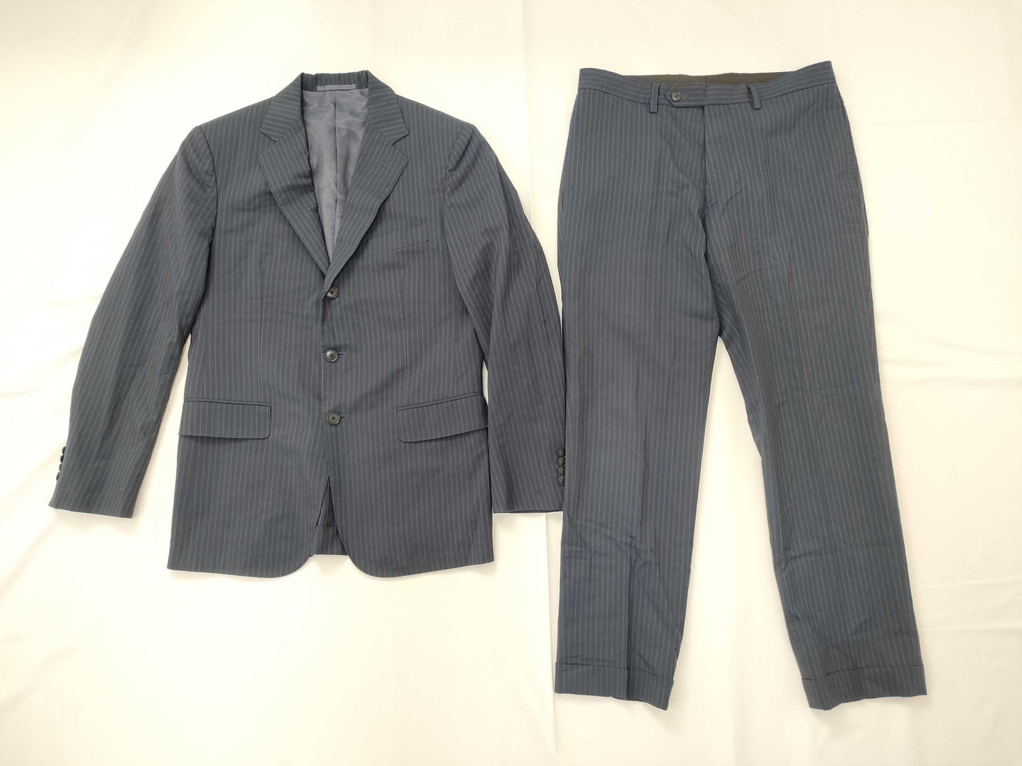 UNITED ARROWS Men's Suit Set, Stain-Free Navy Jacket