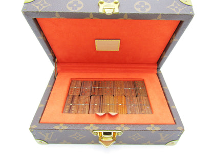 LOUIS VUITTON Monogram LV Coffret Domino Set, 28 Pieces, Interior Game, Other Accessories