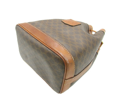 CELINE Macadam Drawstring Shoulder Bag with G Hardware