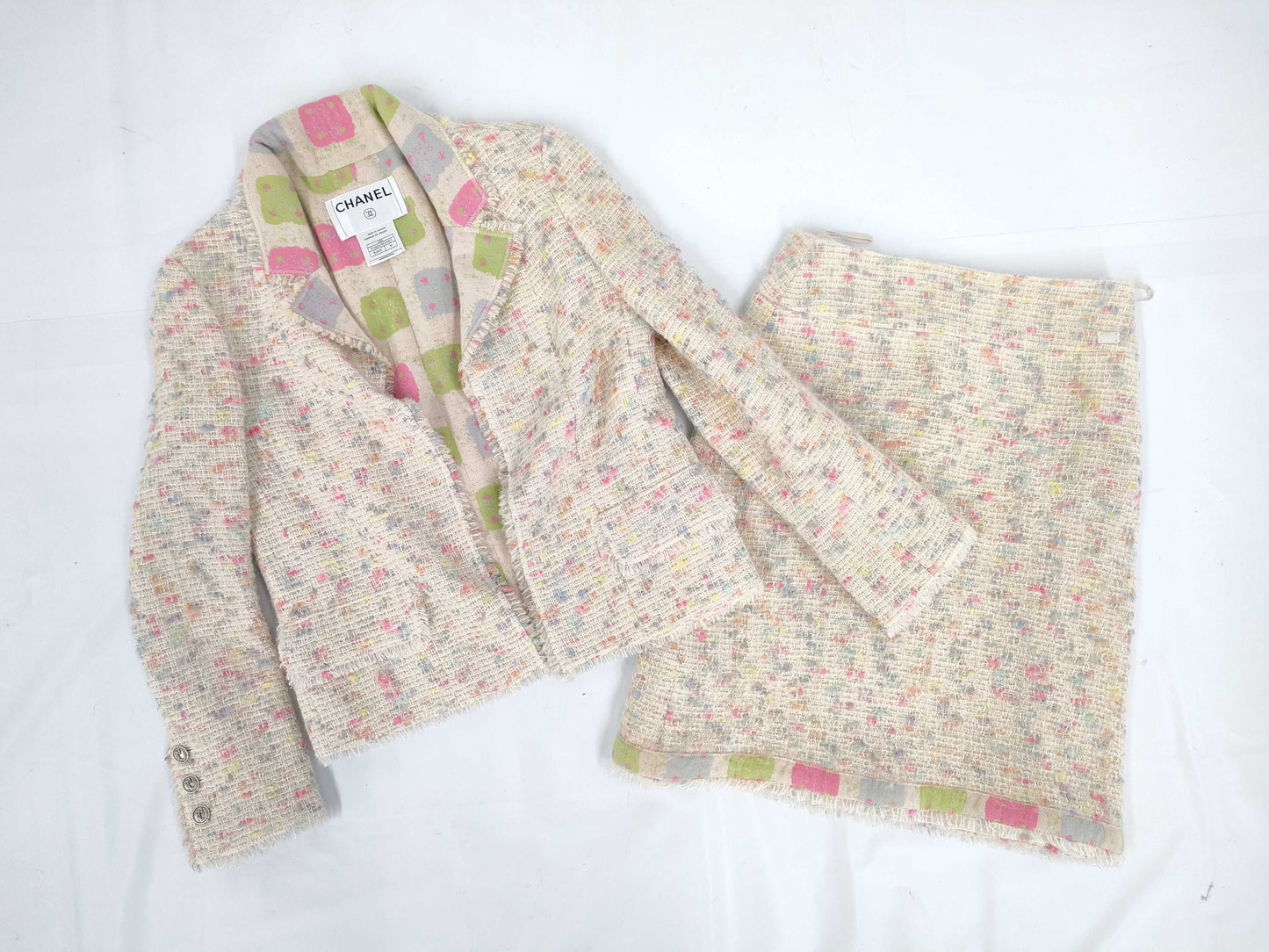 CHANEL CHANEL Suit P24431W03407 04A #36 Tweed Multicolor Other Apparel