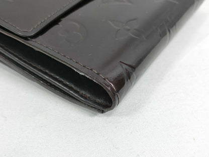LOUIS VUITTON Vernis Porte-Monnaie Carte Credit SN3160 Wallet