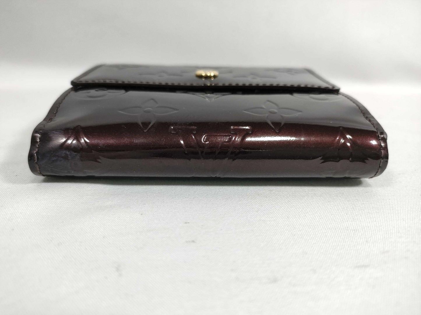 LOUIS VUITTON Vernis Porte-Monnaie Carte Credit SN3160 Wallet