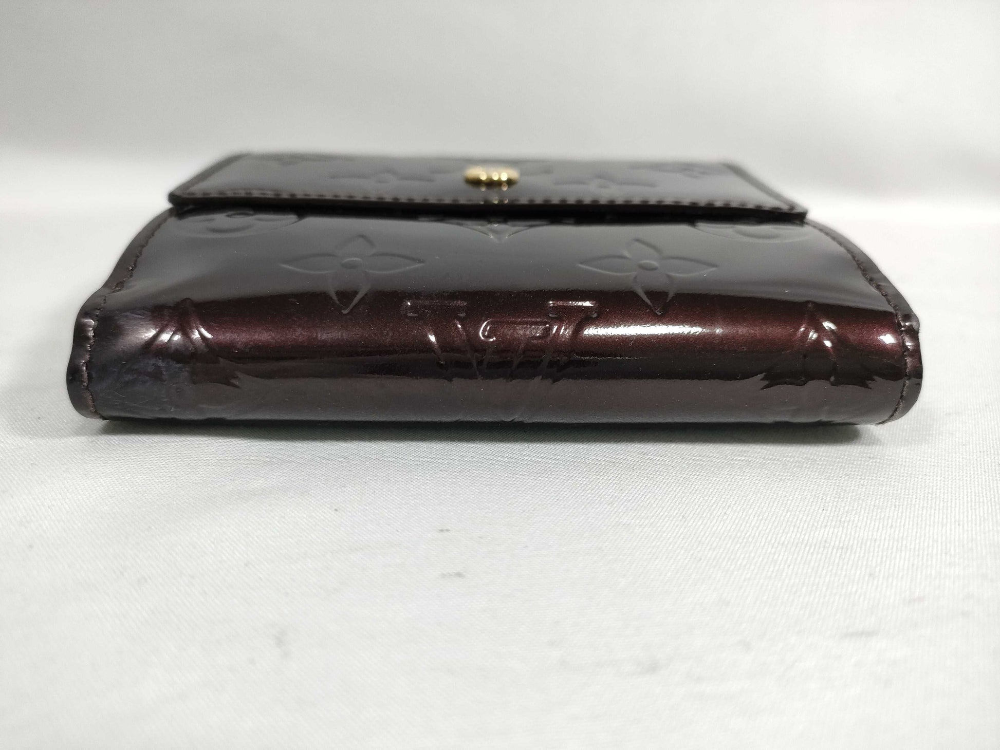 LOUIS VUITTON Vernis Porte-Monnaie Carte Credit SN3160 Wallet