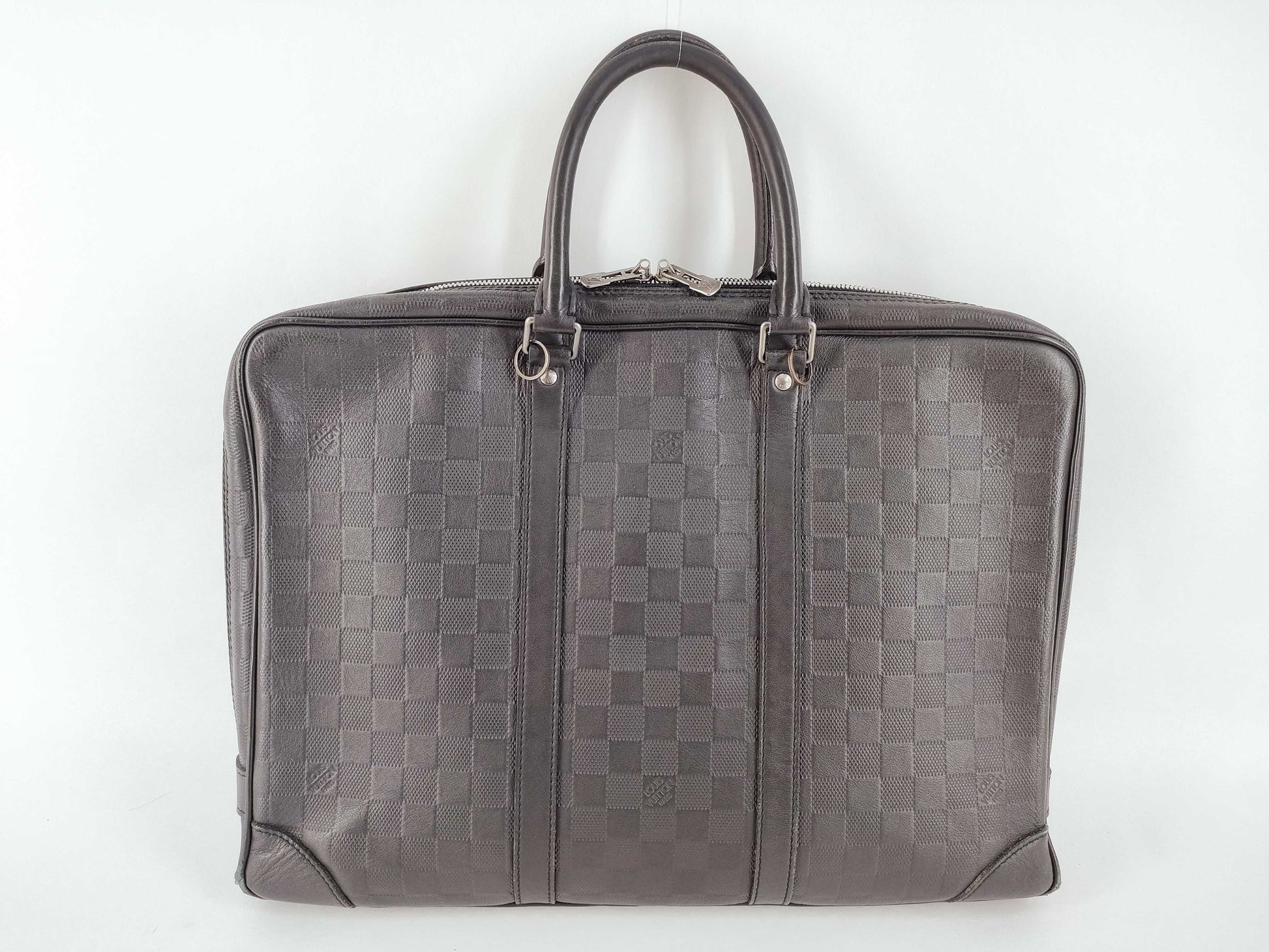 LOUIS VUITTON Damier Vuitton Infini Porte-Document Voyage BA4181 Business Bag