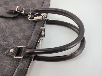 LOUIS VUITTON Damier Graphite Porte-Document Voyage BA4160 Business Bag