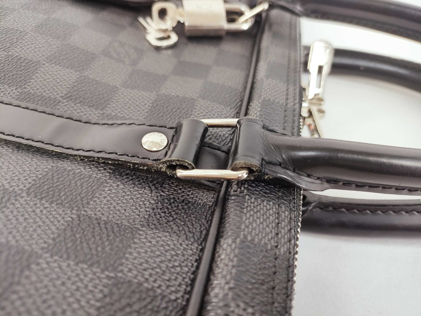 LOUIS VUITTON Damier Graphite Porte-Document Voyage BA4160 Business Bag