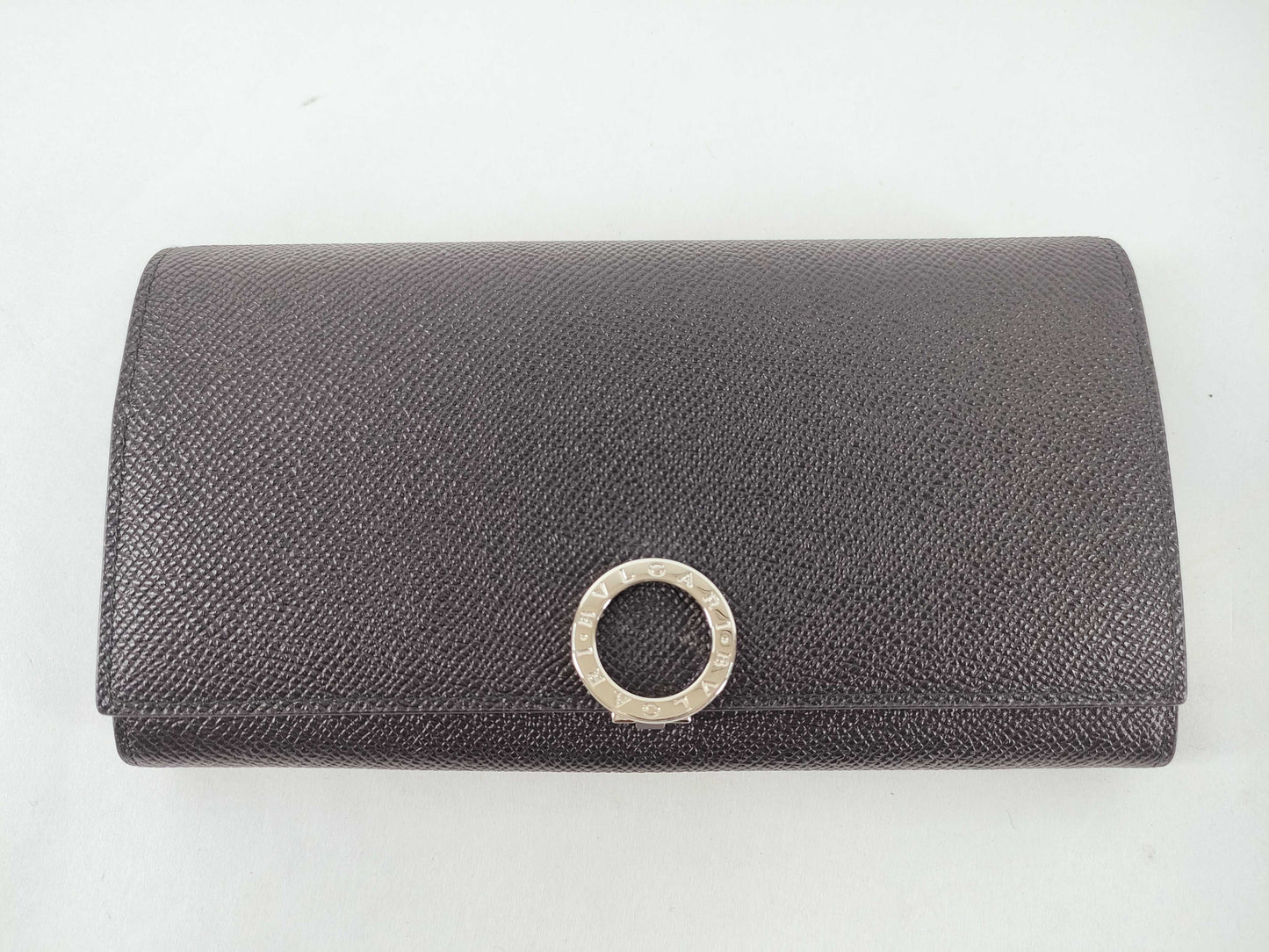 BVLGARI B.zero1 Bi-fold Long Wallet, Black, Unused