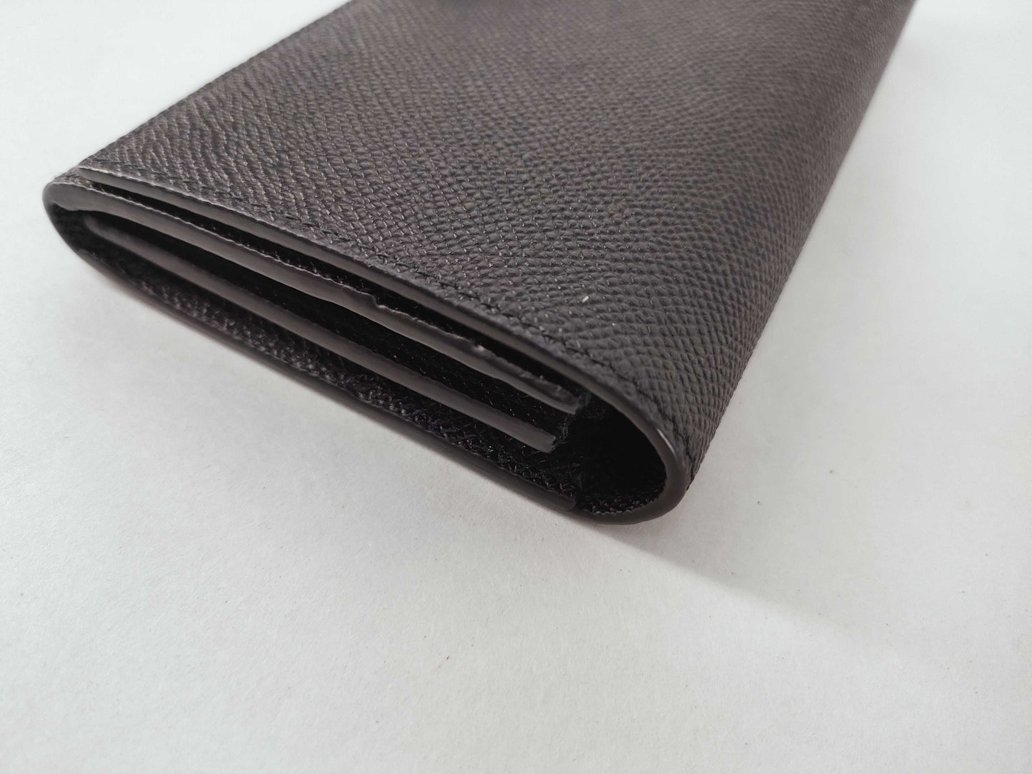 BVLGARI B.zero1 Bi-fold Long Wallet, Black, Unused