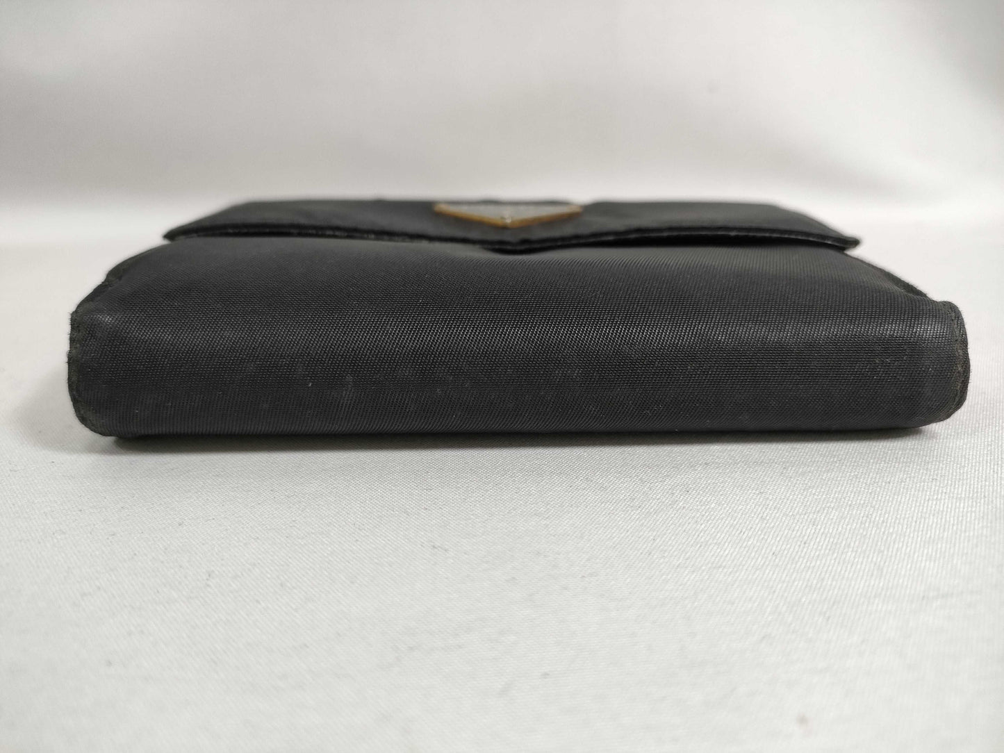 PRADA Nylon Prada Folding Wallet Black 1M0523 Wallet