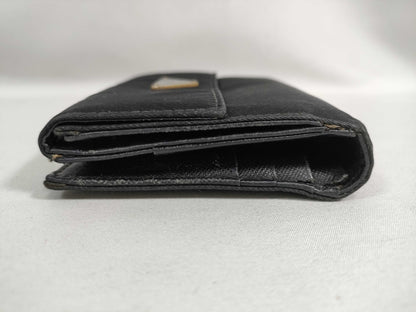 PRADA Nylon Prada Folding Wallet Black 1M0523 Wallet