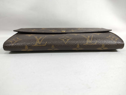 LOUIS VUITTON Monogram Porte Monnaie Credit Wallet TH0042