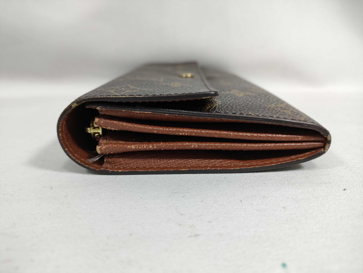 LOUIS VUITTON Monogram Porte Monnaie Credit Wallet TH0042