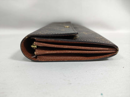 LOUIS VUITTON Monogram Porte Monnaie Credit Wallet TH0042