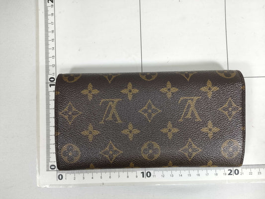 LOUIS VUITTON Monogram Porte Monnaie Credit Wallet TH0042