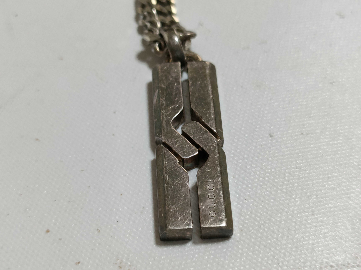 GUCCI Knot Infinity Necklace 925 Necklace