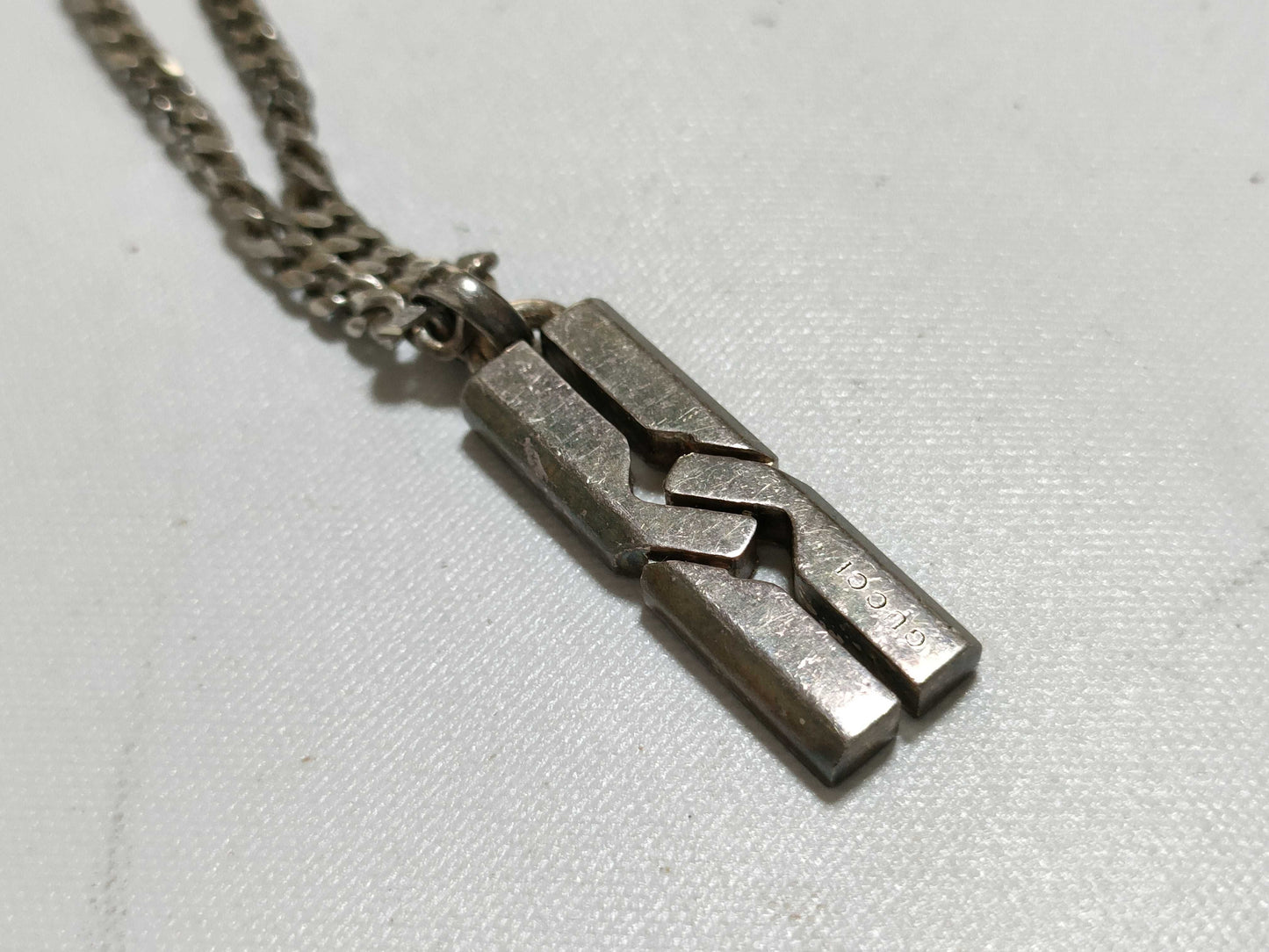 GUCCI Knot Infinity Necklace 925 Necklace