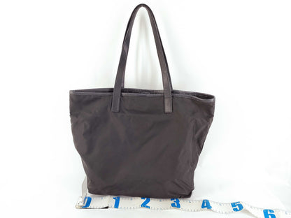 PRADA Nylon Prada Nylon Tote Bag, Black, Size W36