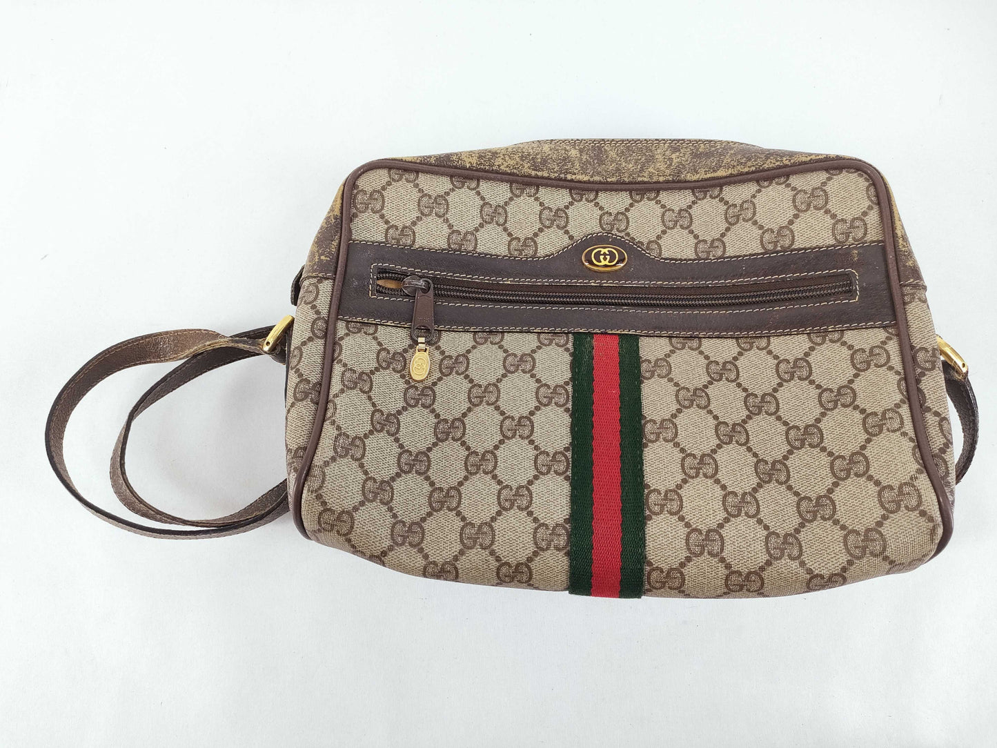 GUCCI GG Supreme Gucci Sherry Shoulder Bag 24.02.005