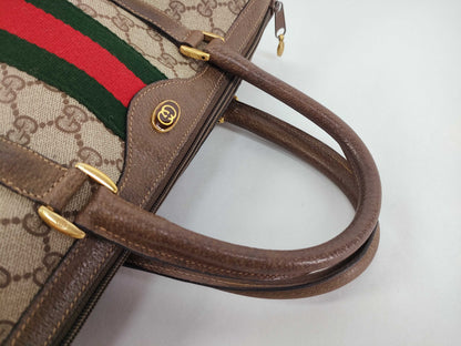 GUCCI GG Supreme Gucci Sherry Boston Bag 39.02.007 Boston Bag