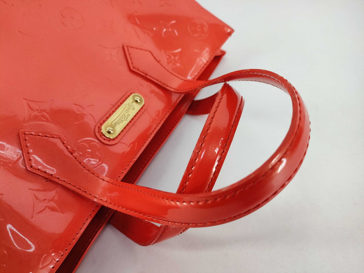 LOUIS VUITTON Vernis Wilshire PM MI1089 Handbag