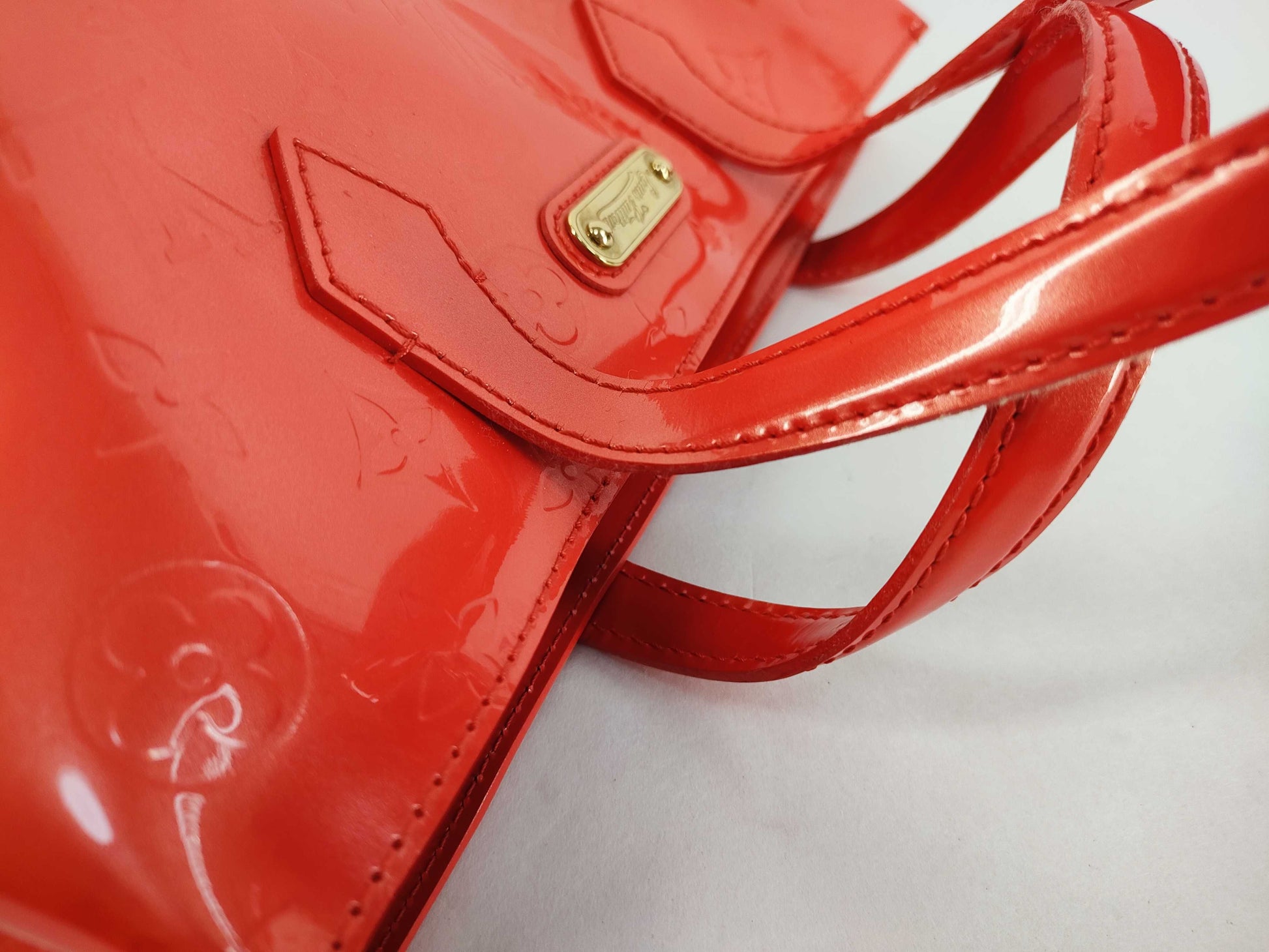 LOUIS VUITTON Vernis Wilshire PM MI1089 Handbag