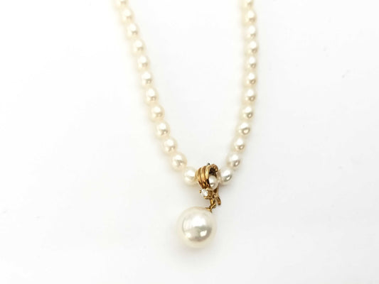 TASAKI Pearl Necklace, approx. 3.6-8.0mm diameter, 0.01ct, 18K gold, 8.8g 