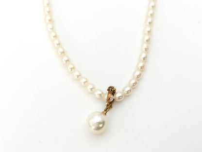TASAKI Pearl Necklace, approx. 3.6-8.0mm diameter, 0.01ct, 18K gold, 8.8g 