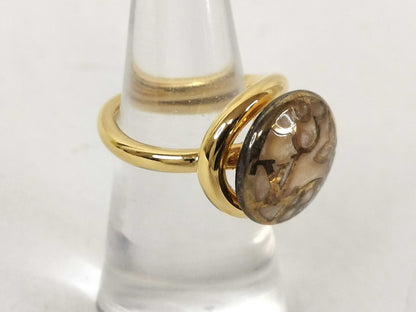 LOUIS VUITTON Monogram Louis Vuitton Bergceleste Rose Ring M65973 Ring